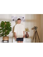 Build your Brand BY 193 Pánske tričko oversize „Huge Tee“ 56.0193 biele