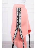 Nohavice/oblek s nápisom marhuľová selfie