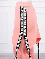 Nohavice/oblek s nápisom marhuľová selfie