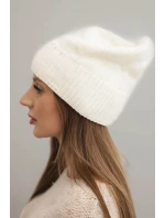 Dámská zimní čepice s vlnou a  ecru model 21783019 - K-Fashion