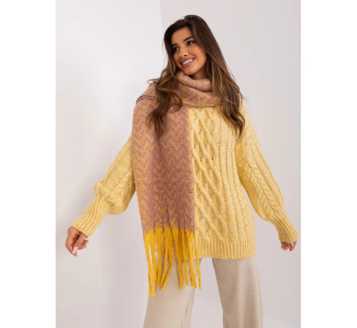 Szalik AT SZ model 18997452 ciemny różowy - FPrice