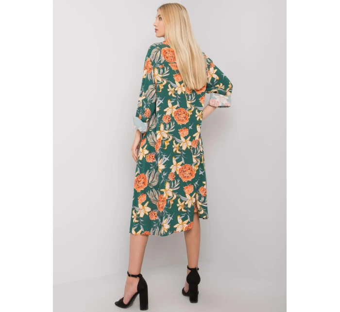 Šaty EM SK tmavě zelená model 17452346 - FPrice Šaty EM SK tmavě zelená model 17452346 - FPrice