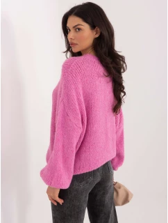 Sweter MI SW model 21807960 ciemny różowy - FPrice