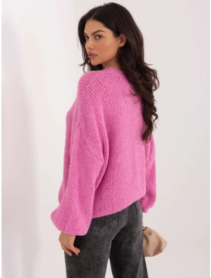 Sweter MI SW model 21807960 ciemny różowy - FPrice