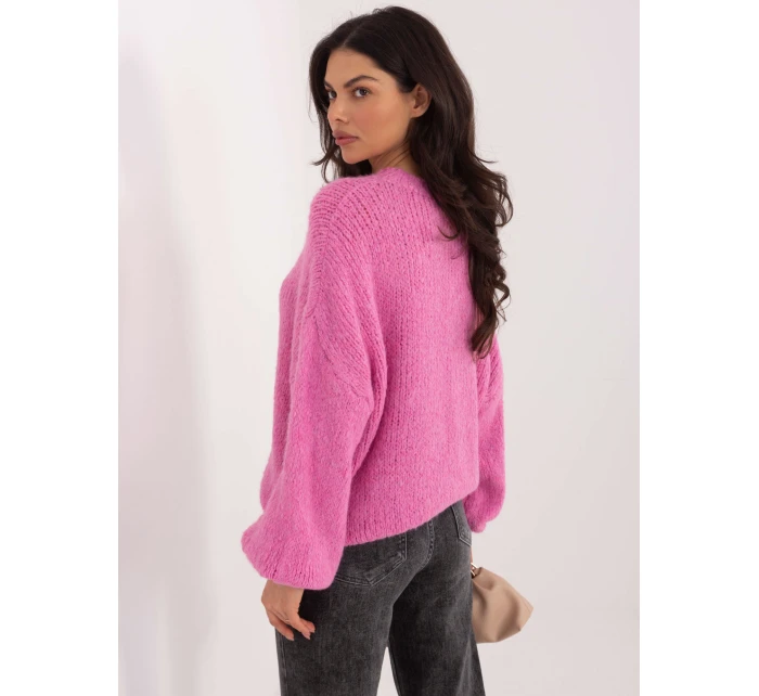 Sweter MI SW model 21807960 ciemny różowy - FPrice