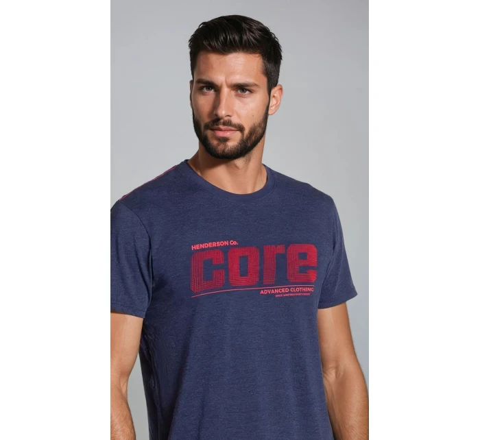 Pyžamo Oxford 38285-59X tmavo modrá a červená - Henderson