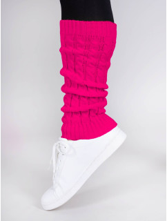 Yoclub Leg Warmers Pink Braid SOC-0001U-3800 Ružová