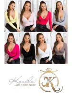 Dámský sexy se zavinovacími prvky Šedá  model 20686765 - Koucla