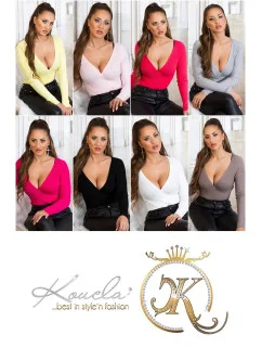 Dámský sexy se zavinovacími prvky Šedá  model 20686765 - Koucla