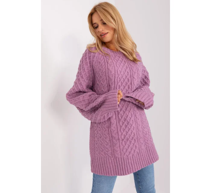 Dlhý sveter model 185735 AT Dlhý sveter model 185735 AT