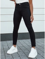 Dámske džínsové nohavice slim fit ACORN black FashionStreet UY2156