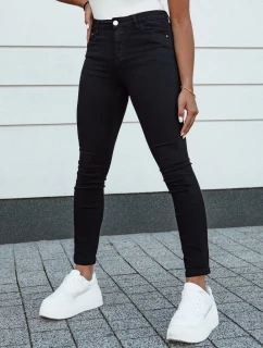 Dámské džínové kalhoty slim fit black model 21980131 - Dstreet