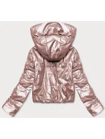 Krátká dámská bunda v růžové barvě model 18057103 - S'WEST Krátká dámská bunda v růžové barvě model 18057103 - S'WEST