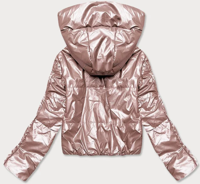 Krátká dámská bunda v růžové barvě model 18057103 - S'WEST Krátká dámská bunda v růžové barvě model 18057103 - S'WEST