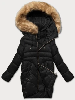Zimowa kurtka damska z  czarna model 21248547 - J.STYLE
