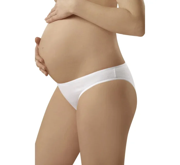Tehotenské nohavičky Mama mini white - ITALIAN FASHION