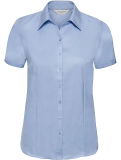Halenka s krátkým rukávem, vzor rybí kost 11. light blue model 22476032 - Russell Athletic