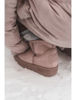 Dziecięce Śniegowce Ocieplane Na Suwak Różowe Big Star MM374101