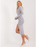 Sukienka EM SK model 21137489 szary - FPrice Sukienka EM SK model 21137489 szary - FPrice