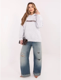 Mikina RV BL A1034.30 melanžová sivá