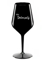 PÁN DOKONALÝ - čierny nerozbitný pohár na víno 470 ml PÁN DOKONALÝ - čierny nerozbitný pohár na víno 470 ml
