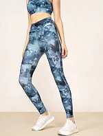 Dámske legíny OTHAW22TFTIF004 Modrá vzor - Outhorn