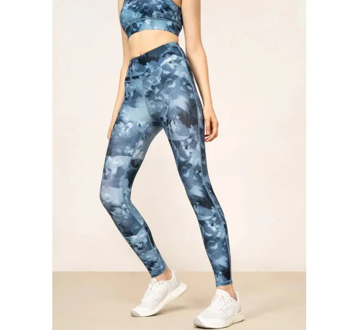 Dámske legíny OTHAW22TFTIF004 Modrá vzor - Outhorn