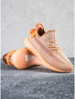 Trendy tenisky dámské oranžové bez podpatku Trendy tenisky dámské oranžové bez podpatku
