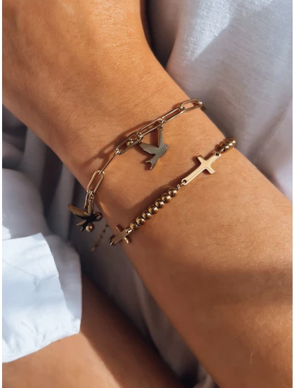 Dámsky zlatý náramok PAJARO FashionStreet LY0068