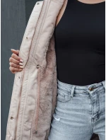 Dámská zimní bunda parka s kapucí béžová Dstreet model 21979645 - FashionStreet