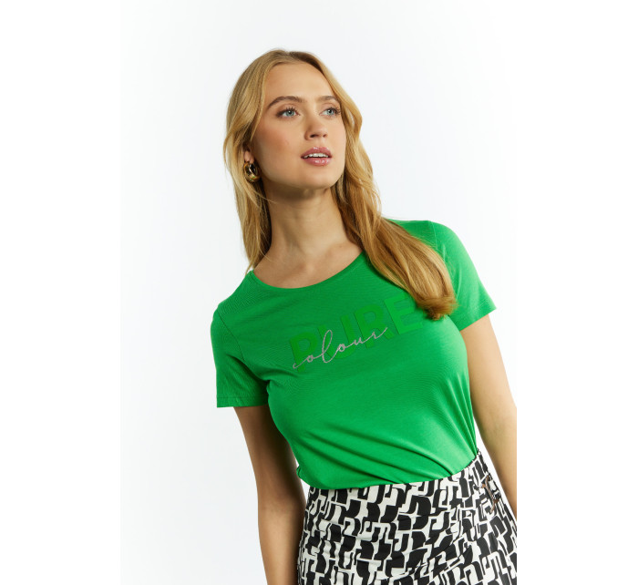 Monnari Tričká Dámske tričko so zeleným nápisom