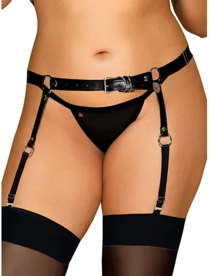 Zvodný podväzkový pás A756 Garter Belt - Obsessive Zvodný podväzkový pás A756 Garter Belt - Obsessive