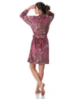 Dámsky župan LGD 782 B23 Grey-pink-red - Kľúč Dámsky župan LGD 782 B23 Grey-pink-red - Kľúč