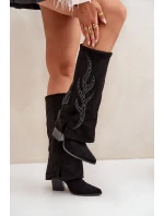 Čižmy na podpätku model 204656 Step in style