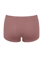 Dámske bavlnené krátke nohavice GO Daily 3P - BROWN - svetlohnedé 1141 - SLOGGI