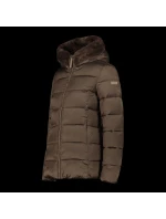 Dámská zimní bunda s kapucí sportovní zateplená hnědá model 21350748 - CMP Dámská zimní bunda s kapucí sportovní zateplená hnědá model 21350748 - CMP