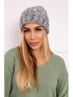 Dámska čiapka Eliza K205 grey+violet