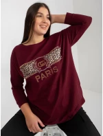 Halenka VI BZ model 17913898 tmavě fialová - FPrice Halenka VI BZ model 17913898 tmavě fialová - FPrice