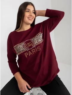 Blúzka VI BZ 2901.49P tmavo fialová