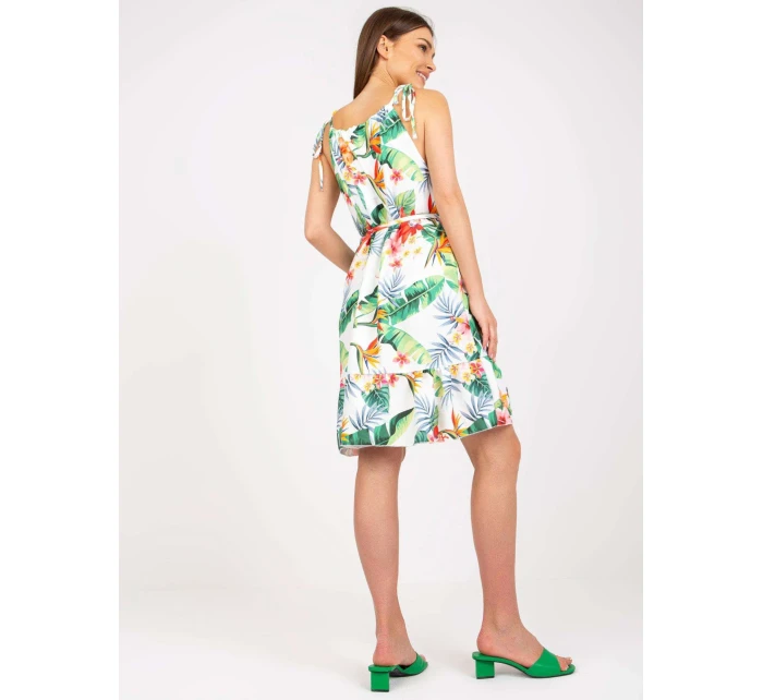 Šaty WN SK 0806 5.44 biela a zelená