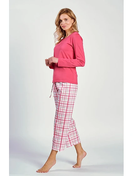 Pyžamo Daphne model 20275336 Fuchsiová - Taro Pyžamo Daphne model 20275336 Fuchsiová - Taro