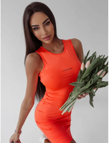 Dámske šaty 277780 pomarančové - Ola Voga