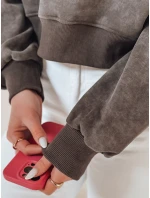 Dámská oversize mikina se srdcem graphite Dstreet model 21988165 - FashionStreet