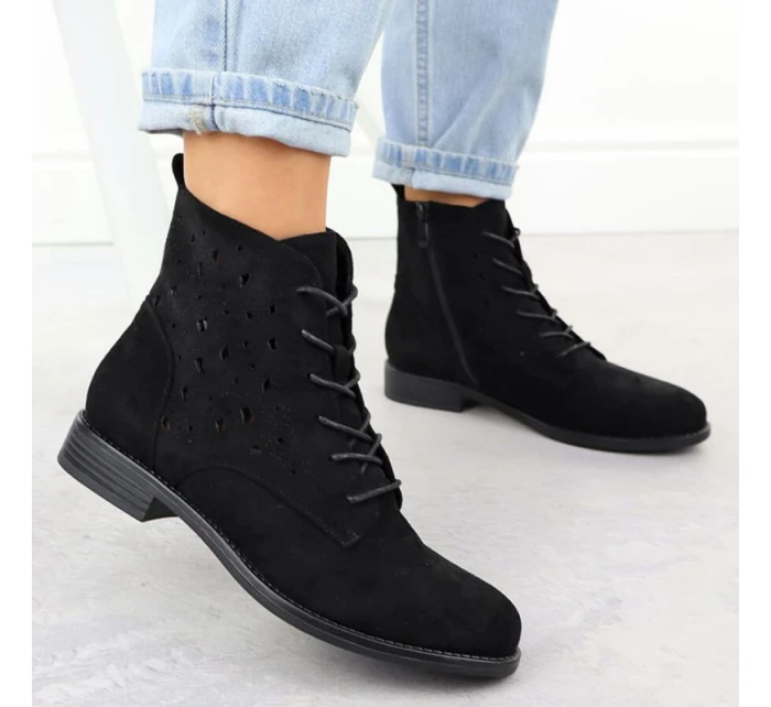 W semišové boty model 20912691 - S.Barski W semišové boty model 20912691 - S.Barski