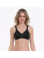 Twin Art soft podprsenka model 17999609 black grey - RosaFaia