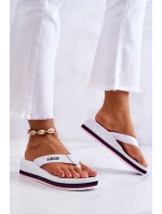 Dámské žabky na klínku Big Star model 21579660 Bílá - Big Star Shoes Dámské žabky na klínku Big Star model 21579660 Bílá - Big Star Shoes