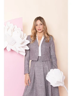 sako bez s podšívkou grafitová barva model 22152166 - STYLOVE