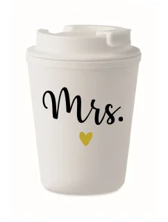 MRS. - bílý termohrnek 300 ml