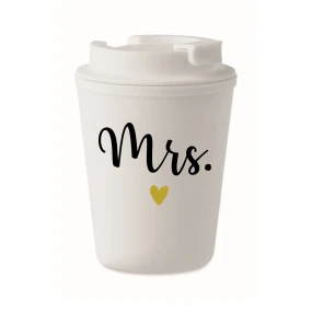 MRS. - bílý termohrnek 300 ml MRS. - bílý termohrnek 300 ml