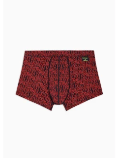 Pánske boxerky 112074 3F508 56936 čierne so vzorom - Emporio Armani